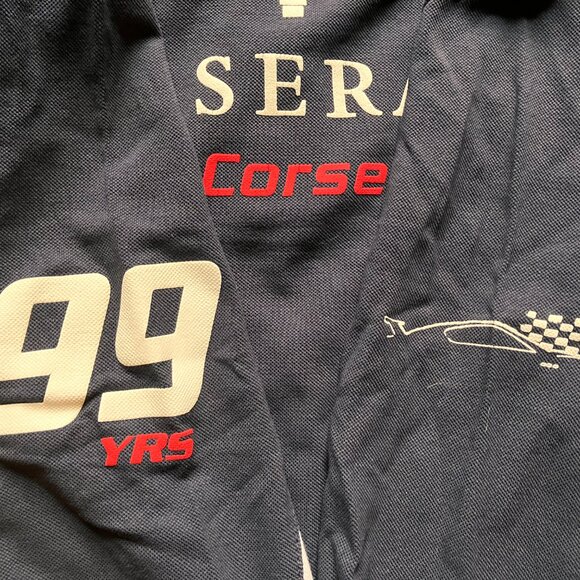 Maserati Corse Large Men's long sleeved Polo - Picture 3 of 5